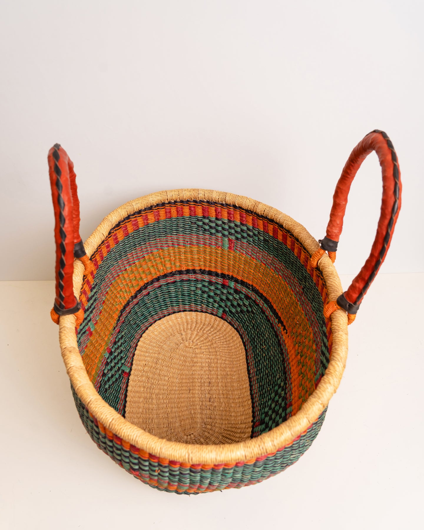 Afua Handwoven Bolga Market Basket