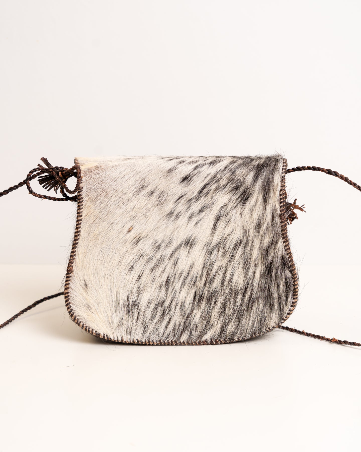 Bolga Cowhide Crossbody Bag – Handcrafted in Ghana