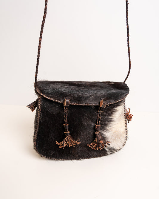 Bolga Cowhide Crossbody Bag