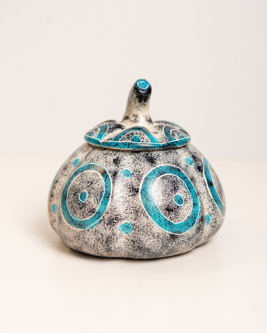 Kenyan Soapstone Pumpkin Pot
