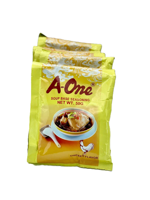 A-One Soup Base Seasoning (Strip of 10 Sachets 50g each) - Nathez out of Africa