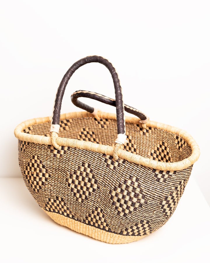 Afua Hand - woven Bolga Basket - Nathez out of Africa