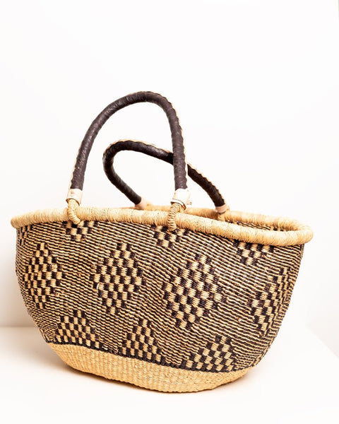 Afua Hand - woven Bolga Basket - Nathez out of Africa