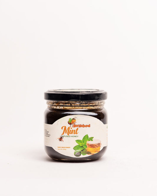 Bee Natural mint infused raw honey from Kenya — natural unprocessed artisan honey