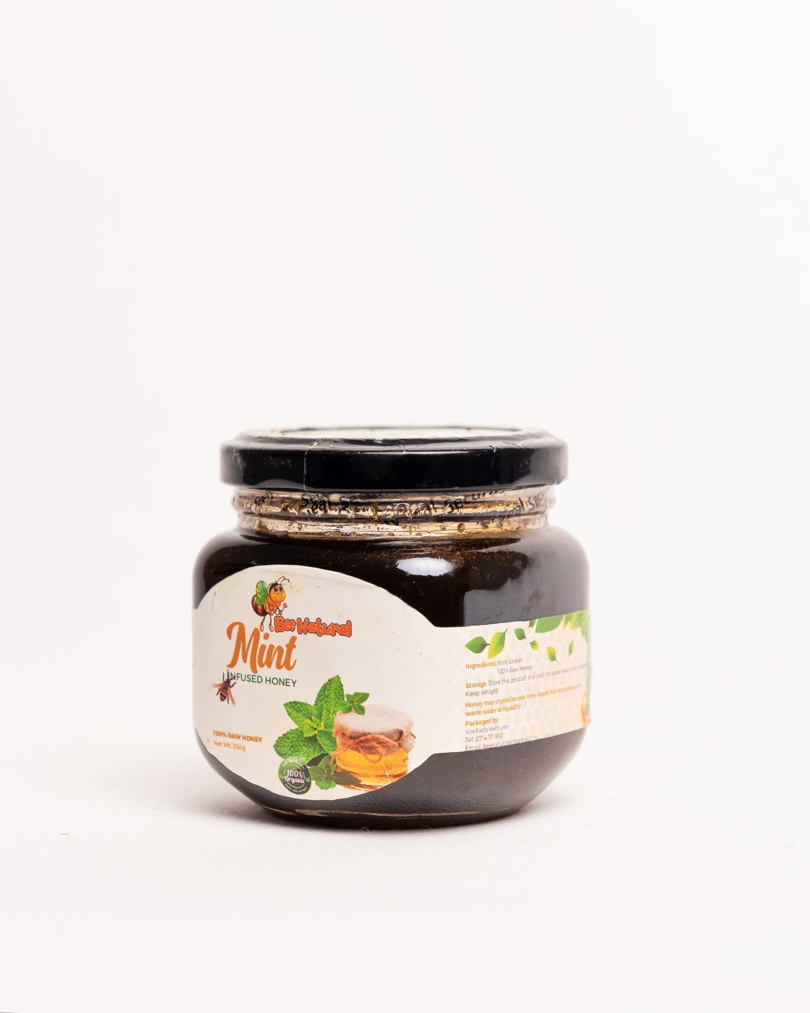 Bee Natural mint infused raw honey from Kenya — natural unprocessed artisan honey