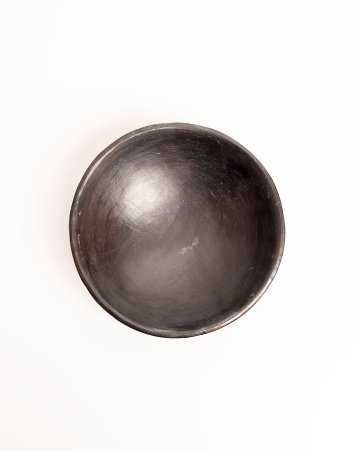 Blackened Baobab clay bowl small — handcrafted African artisan home decor