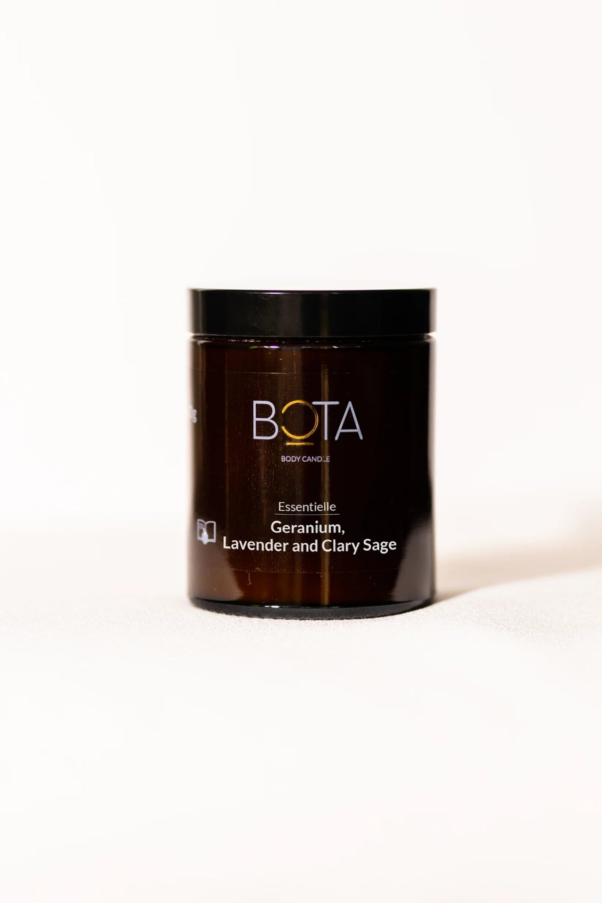 BOTA Tranquility massage body candle 55g — geranium lavender and clary sage natural skincare