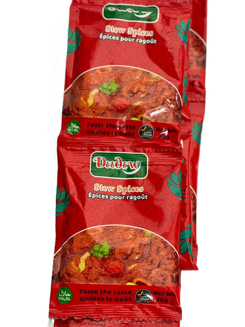 DƐƐDƐW Stew Spices (Strip of 12 sachets 7g each) - Nathez out of Africa