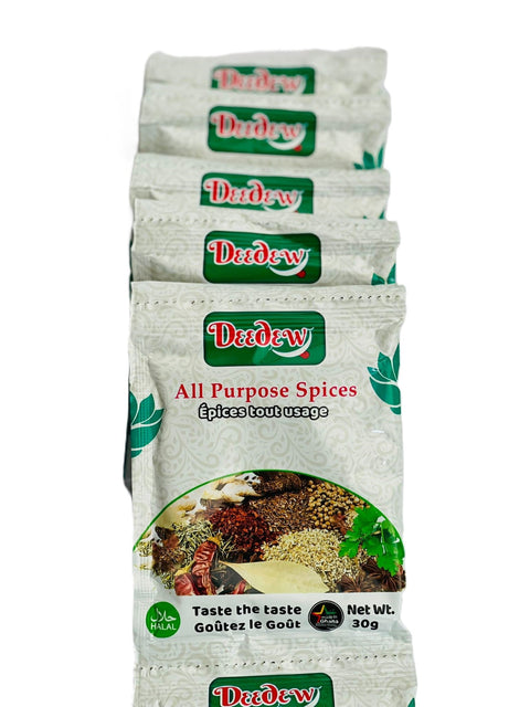 Deedew All Purpose Seasoning (Strip of 10 sachets 30g Each) - Nathez out of Africa