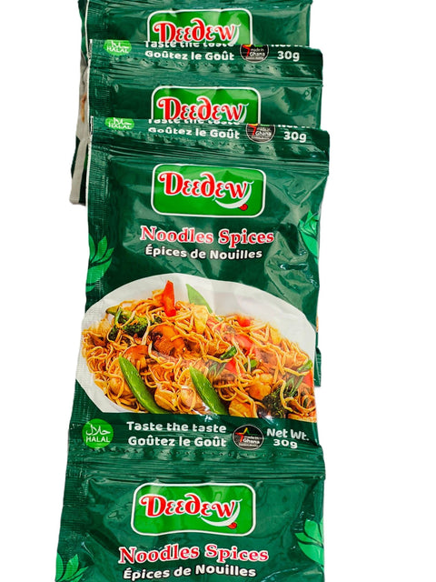 Deedew Noodle (Strip of 10 sachets 30g Each) - Nathez out of Africa