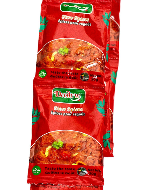 Deedew Stew Spices (Strip of 10 sachets 30g each) - Nathez out of Africa