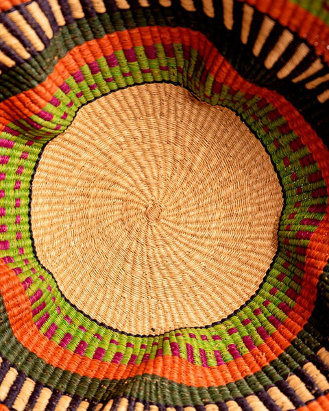 Elegant Wavy Hand - Woven Basket - Nathez out of Africa