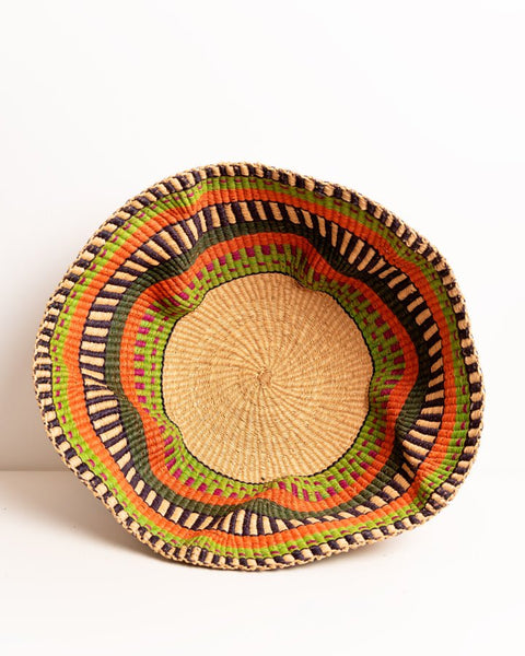 Elegant Wavy Hand - Woven Basket - Nathez out of Africa