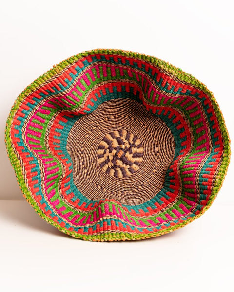 Elegant Wavy Hand - Woven Basket - Nathez out of Africa