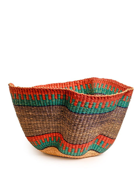 Elegant Wavy Hand - Woven Basket - Nathez out of Africa