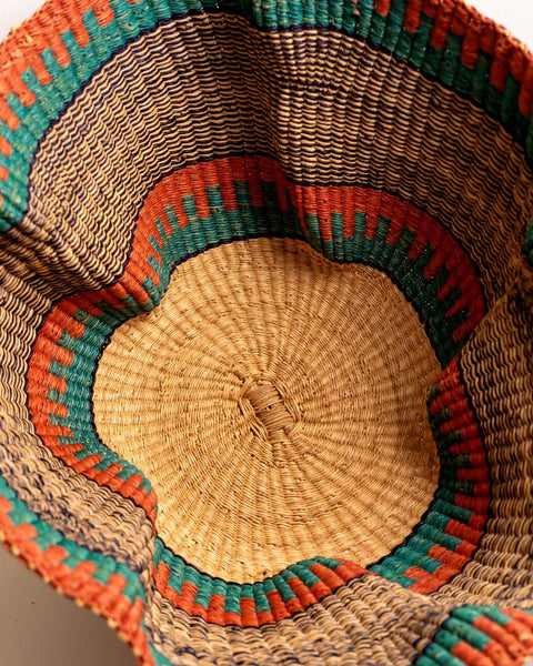 Elegant Wavy Hand - Woven Basket - Nathez out of Africa