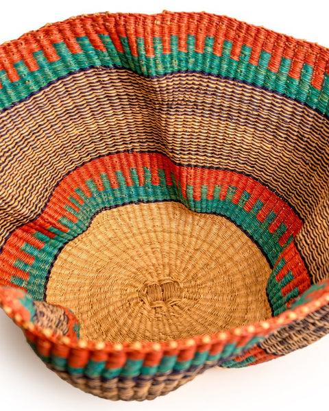 Elegant Wavy Hand - Woven Basket - Nathez out of Africa