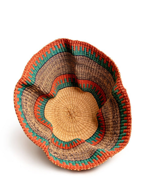 Elegant Wavy Hand - Woven Basket - Nathez out of Africa