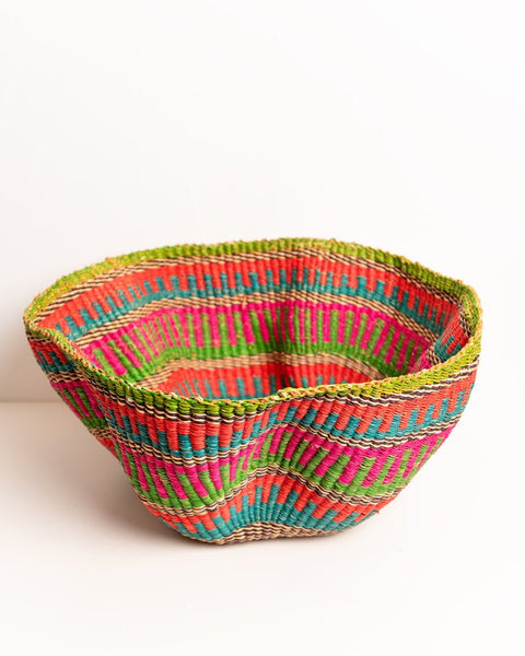 Elegant Wavy Hand - Woven Basket - Nathez out of Africa