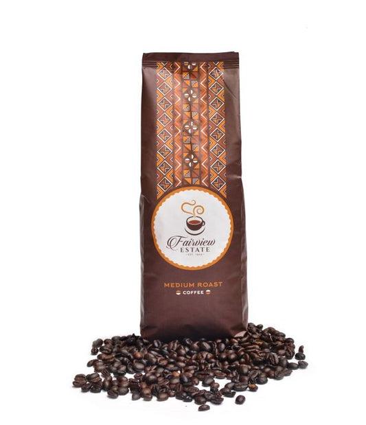 Fairview Estate Kenya Arabica coffee beans dark roast 500g — single-origin ethically sourced