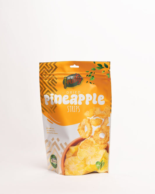 Fiti Fruity natural dried pineapple strips — healthy African snack with no added sugar