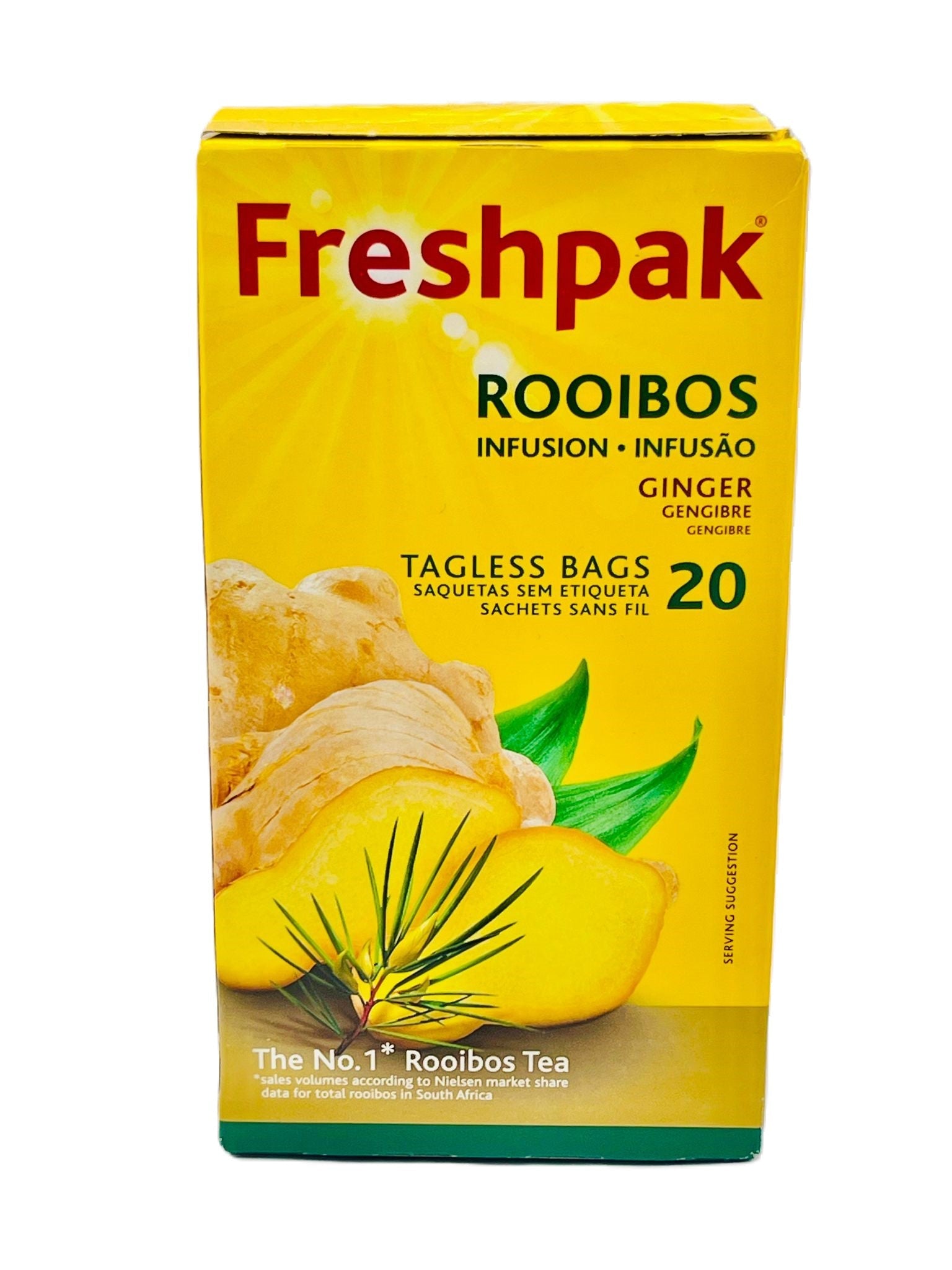 Freshpak Rooibos with Ginger (20 bags) – Nathez out of Africa