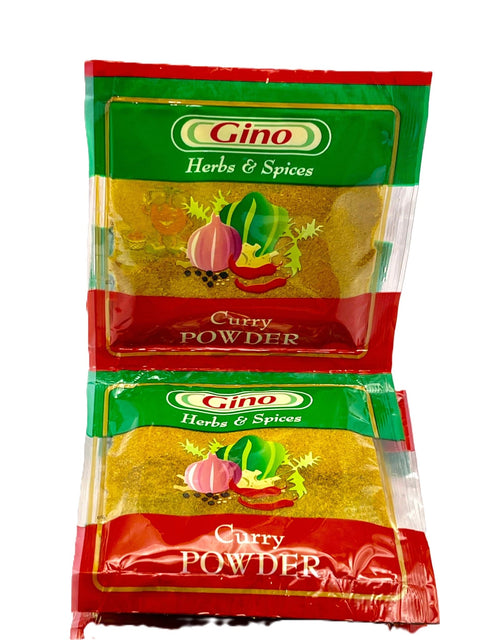 Gino Herbs & Spices Curry Powder (Strip of 10 Sachets 3.5g each) - Nathez out of Africa