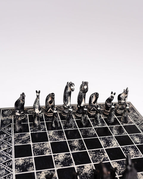 Hand Carved Soapstone Chess Set & Board - Nathez out of Africa