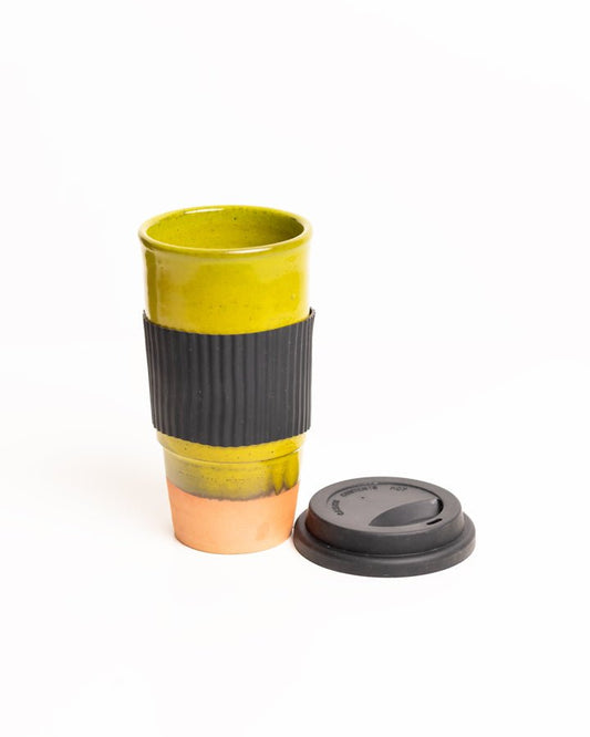 Hand-crafted neem wood tumbler — natural artisan kitchenware from Africa