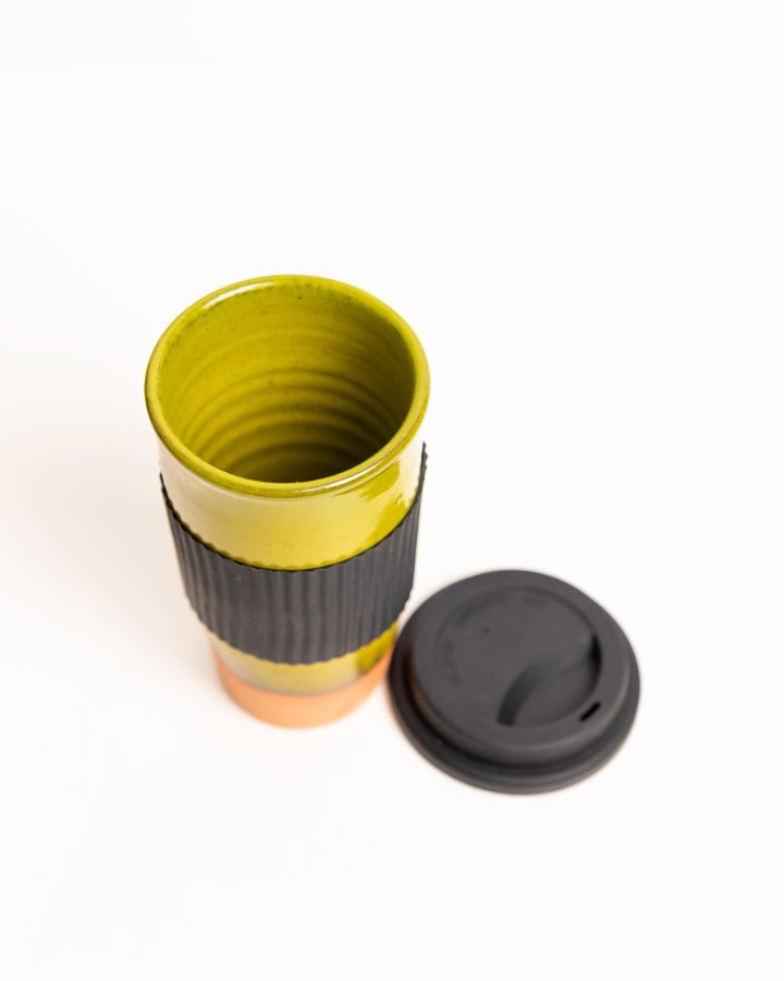 Hand-crafted neem wood tumbler — natural artisan kitchenware from Africa