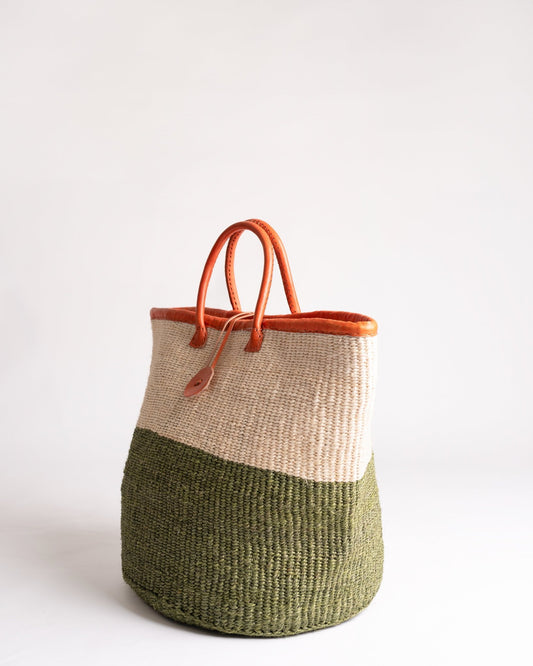 Hand-woven Kenyan sisal handbag Ref 25 — sustainable eco-friendly African artisan craft