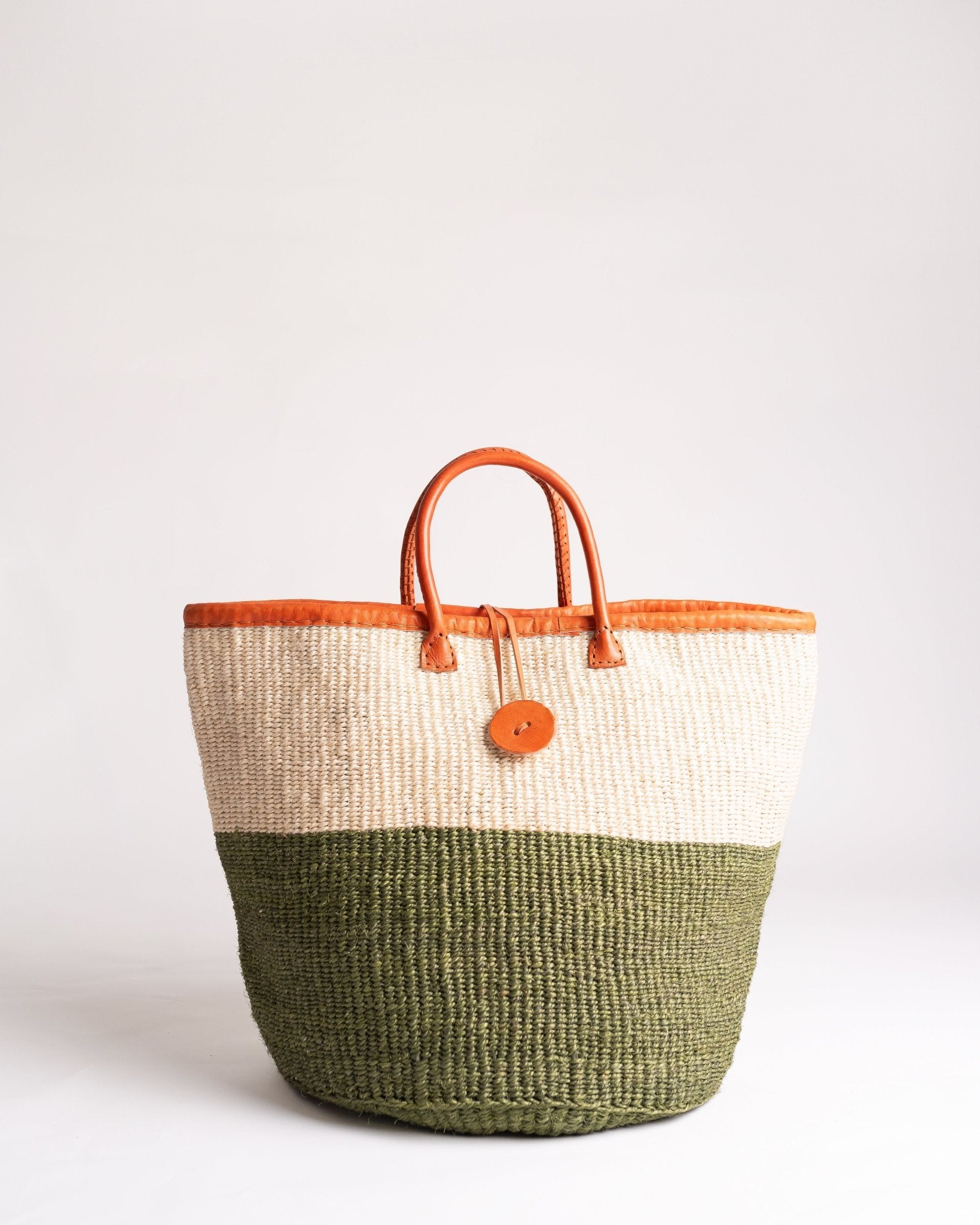 Hand-woven Kenyan sisal handbag Ref 25 — sustainable eco-friendly African artisan craft
