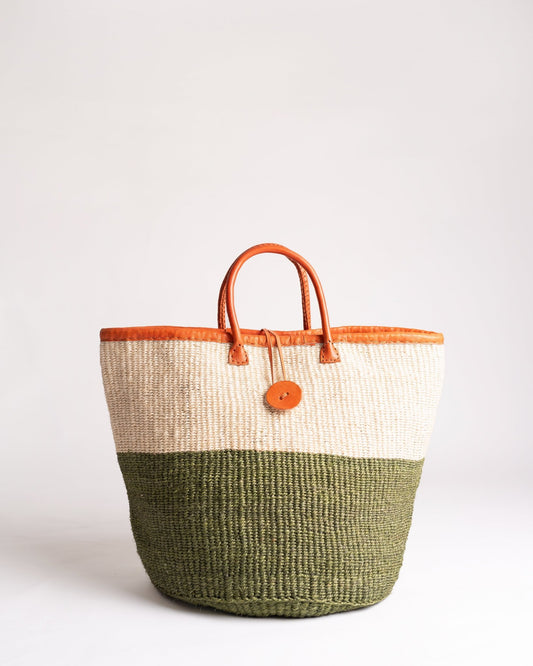 Hand-woven Kenyan sisal handbag Ref 25 — sustainable eco-friendly African artisan craft