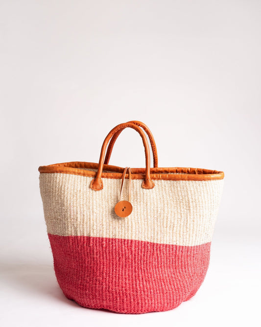 Hand-woven Kenyan sisal handbag Ref 33 — sustainable eco-friendly African artisan craft