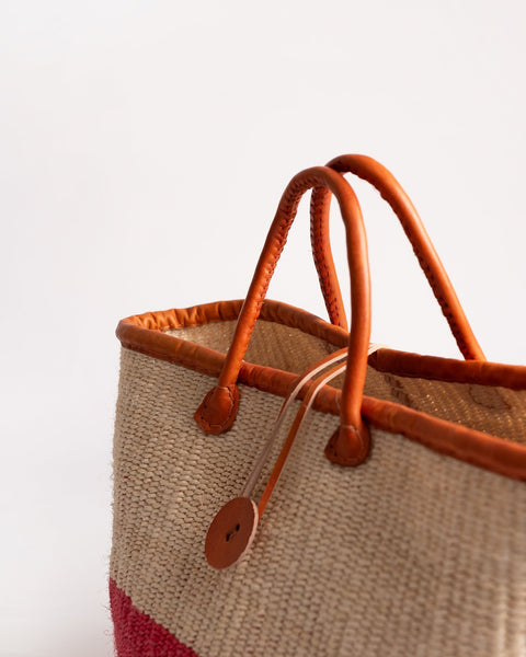 Hand-Woven Sisal Handbag (Ref: 33) - Nathez out of Africa