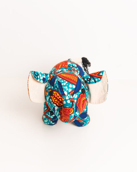 Handmade African Textile Soft Toy - Elephant (Medium) - Nathez out of Africa