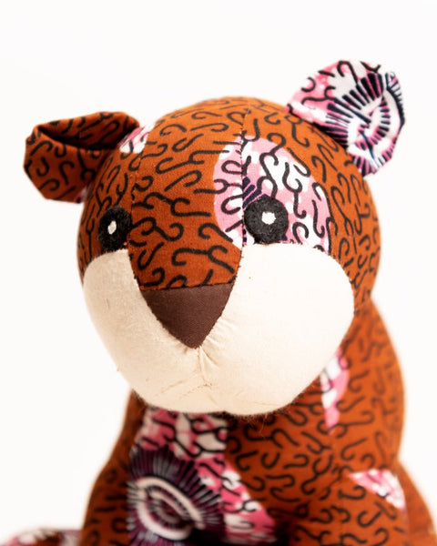 Handmade African Textile Soft Toy - Lioness (Medium) - Nathez out of Africa