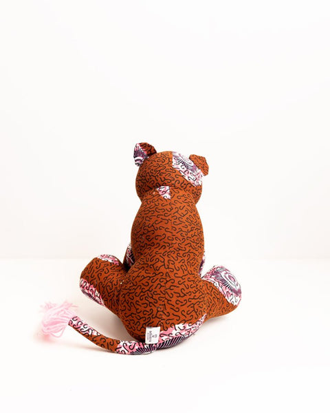 Handmade African Textile Soft Toy - Lioness (Medium) - Nathez out of Africa