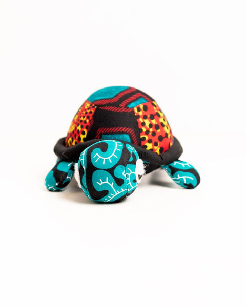 Handmade African Textile Soft Toy - Tortoise (Medium) - Nathez out of Africa