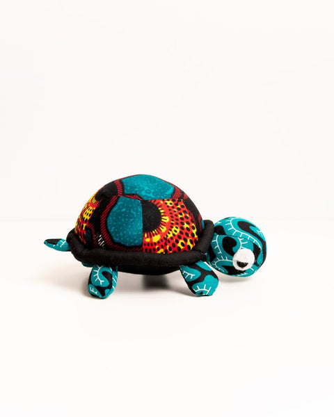 Handmade African Textile Soft Toy - Tortoise (Medium) - Nathez out of Africa