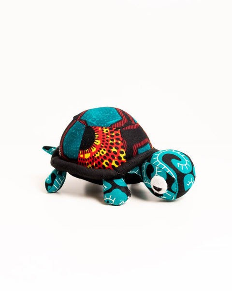 Handmade African Textile Soft Toy - Tortoise (Medium) - Nathez out of Africa