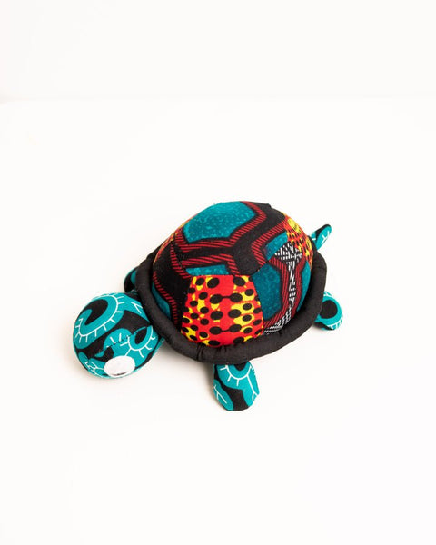 Handmade African Textile Soft Toy - Tortoise (Small) - Nathez out of Africa