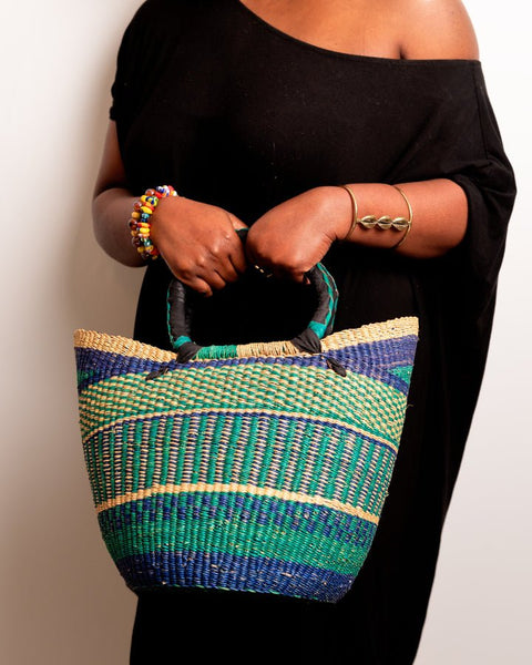 Juliana Hand - Woven Bolgatanga U - Shopper Basket 0010 - Nathez out of Africa