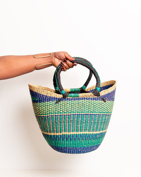 Juliana Hand - Woven Bolgatanga U - Shopper Basket 0010 - Nathez out of Africa