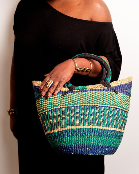 Juliana Hand - Woven Bolgatanga U - Shopper Basket 0010 - Nathez out of Africa