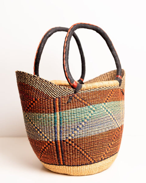 Juliana Hand - Woven Bolgatanga U - Shopper Basket 0012 - Nathez out of Africa