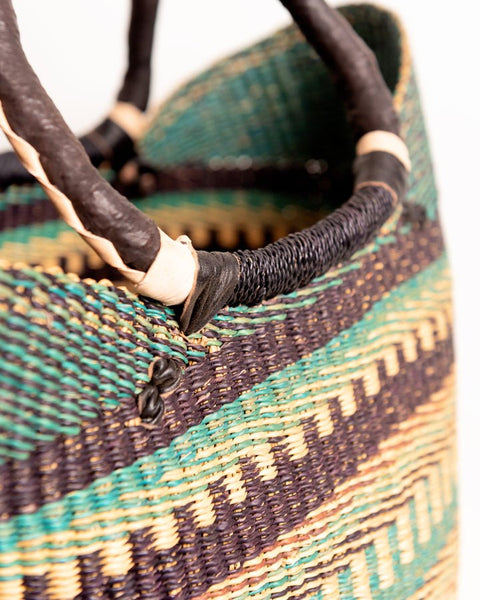 Juliana Hand - Woven Bolgatanga U - Shopper Basket 005 - Nathez out of Africa