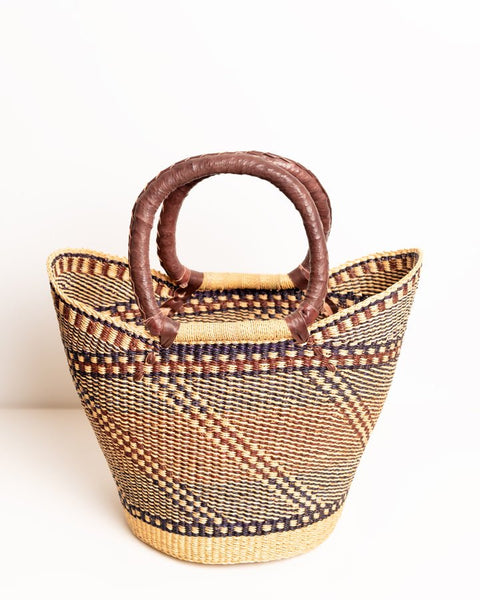 Juliana Hand - Woven Bolgatanga U - Shopper Basket 006 - Nathez out of Africa