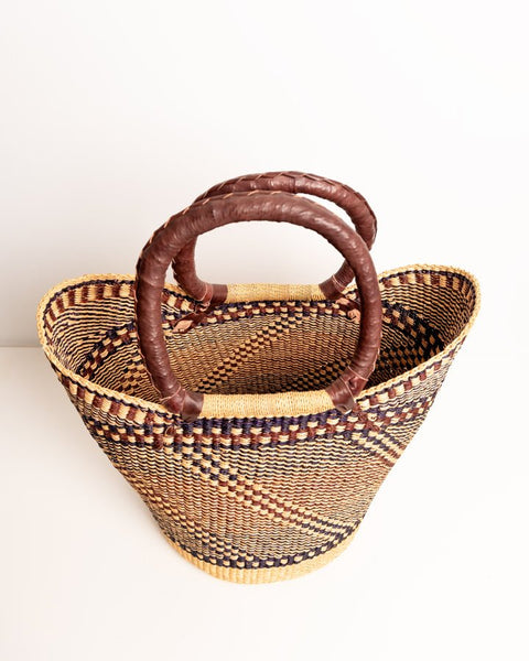 Juliana Hand - Woven Bolgatanga U - Shopper Basket 006 - Nathez out of Africa