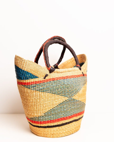 Juliana Hand - Woven Bolgatanga U - Shopper Basket 007 - Nathez out of Africa